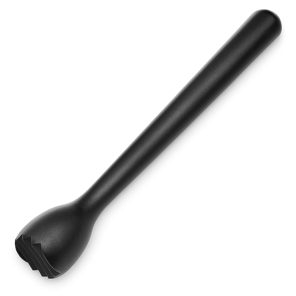 Plastic Cocktail Muddler - Serrated End