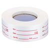 Red Removable Day & Use By Labels - 25 x 50mm