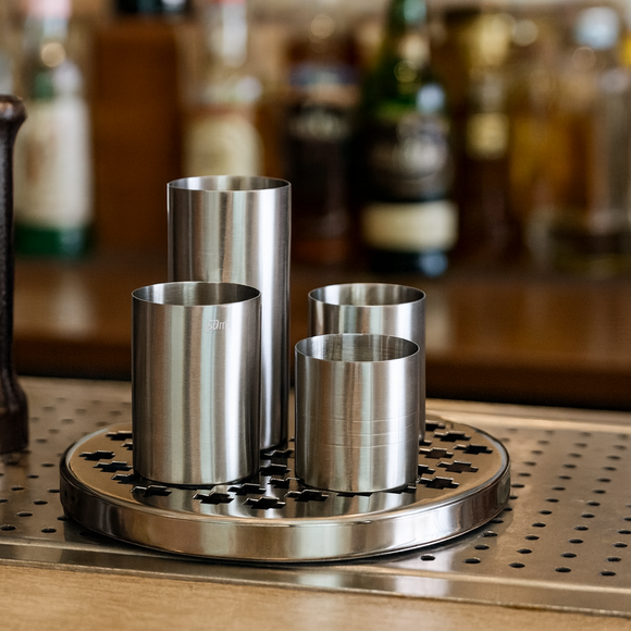 Round Drip Tray Stainless Steel - 6Inch