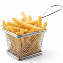 Rectangular Serving Fry Basket 12.5x10cm-2