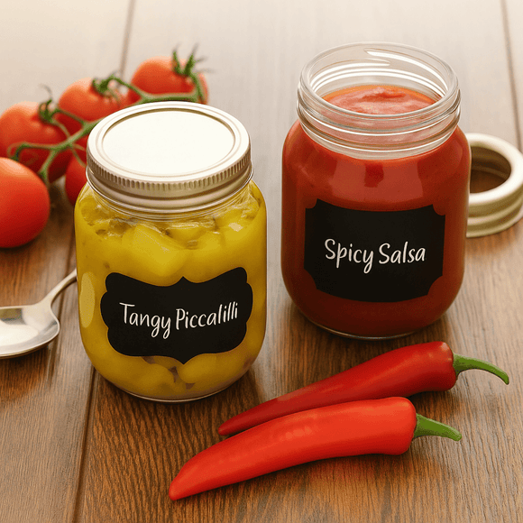 Shaped Chalkboard Labels & Chalk