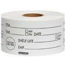 Shelf Life Data Labels - Roll of 500-1