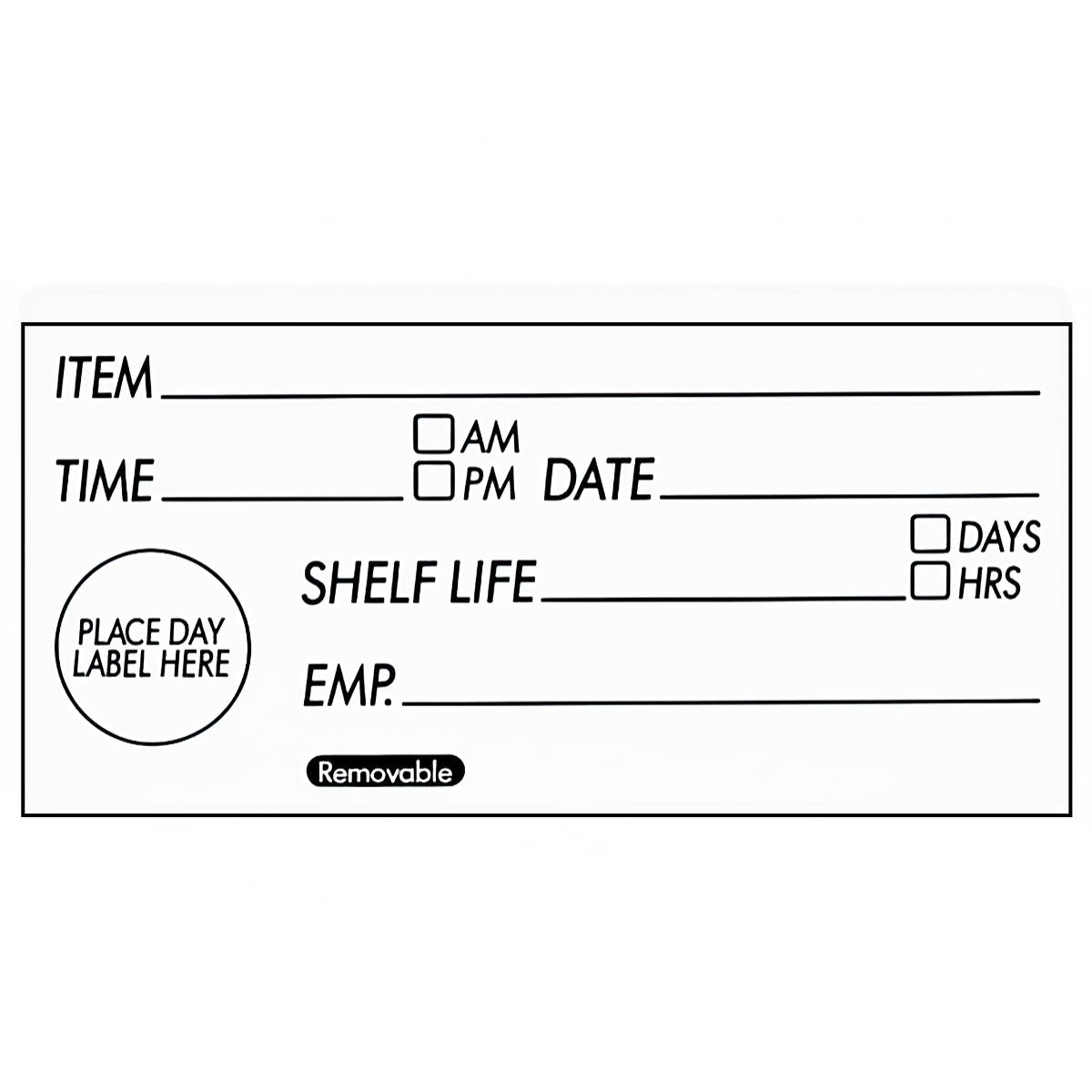Shelf Life Data Labels - Roll of 500 | BarBits.co.uk