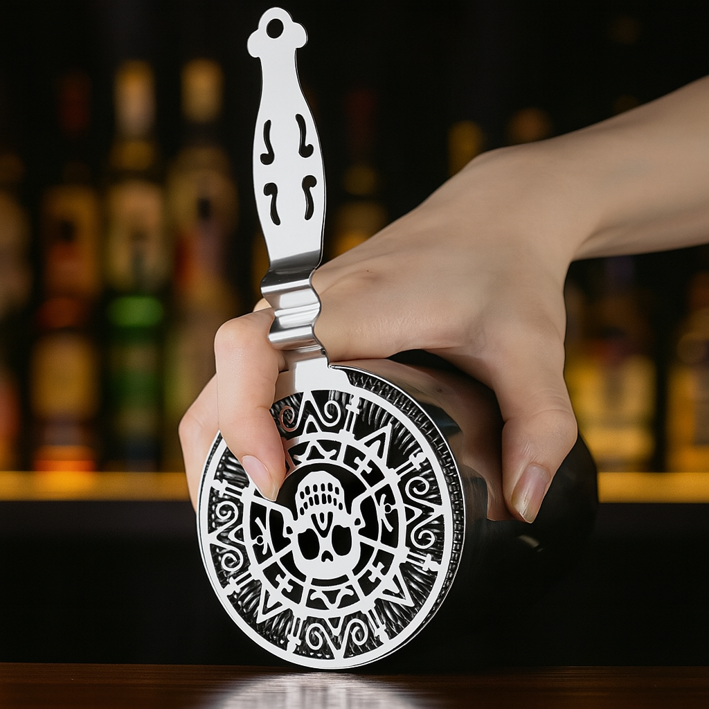 Skull Cocktail Strainer -  Stainless Steel - 0