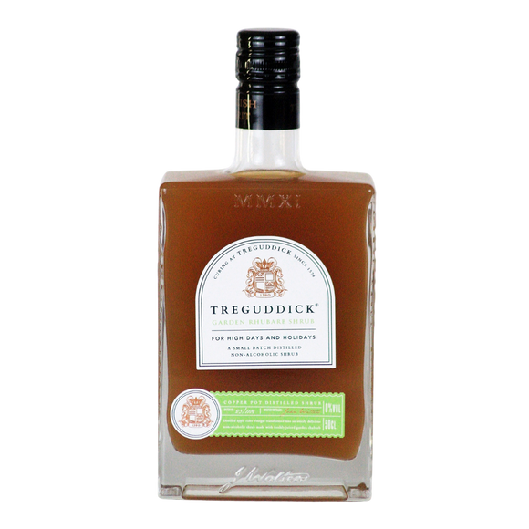 Treguddick Garden Rhubarb Alcohol Free Shrub