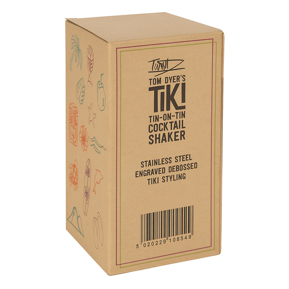Tiki Tin on Tin Boston Shaker Set - BarBits