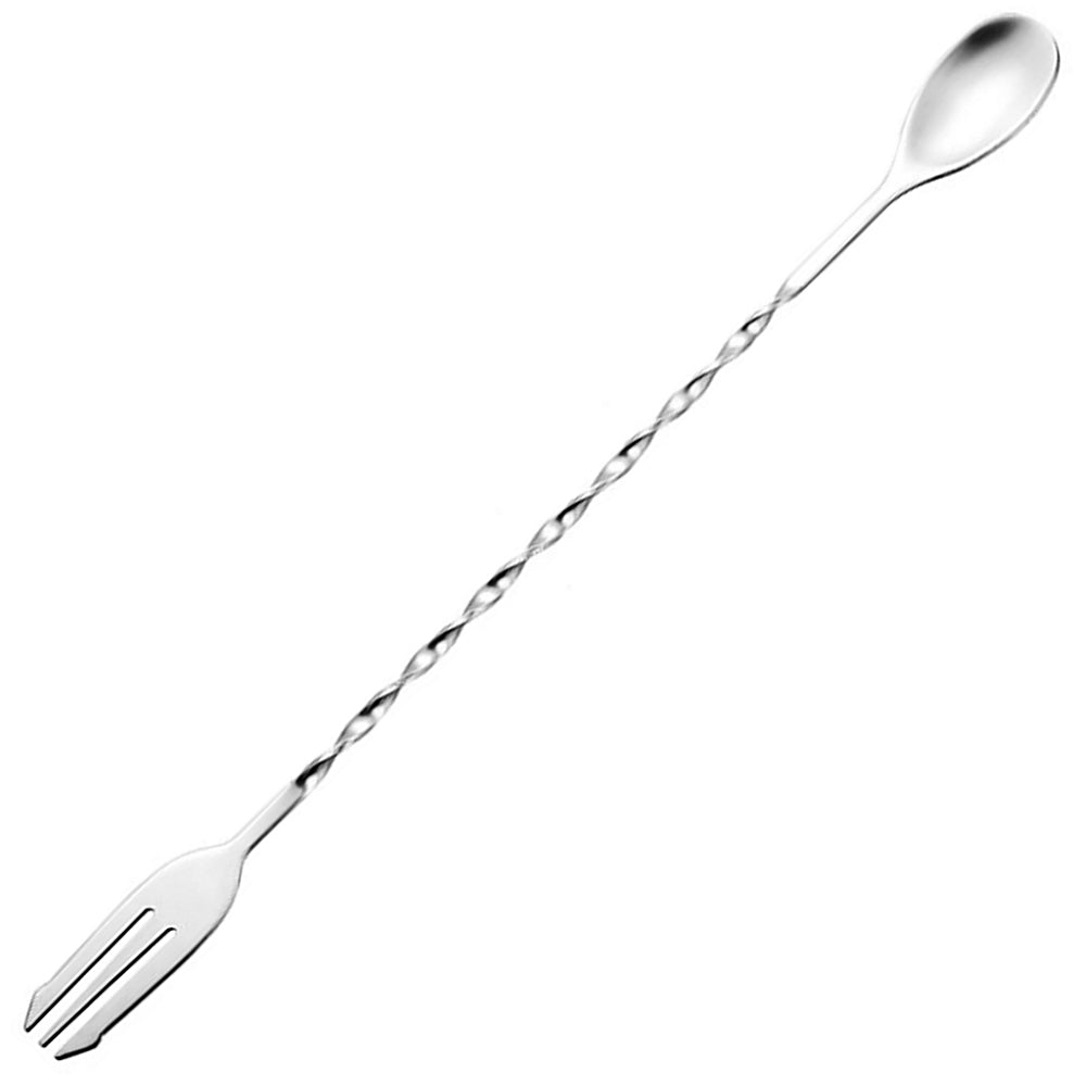 Trident Cocktail Bar Spoon 26cm - Stainless Steel