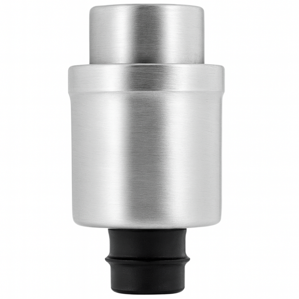 Vacuum Wine Stopper With Dial - Stainless Steel