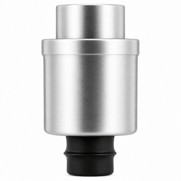 Vacuum Wine Stopper With Dial - Stainless Steel