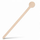 Wooden spoon on a white background