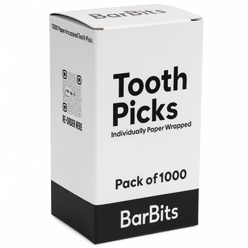 Wooden Toothpicks Paper Wrapped - Pack of 1000