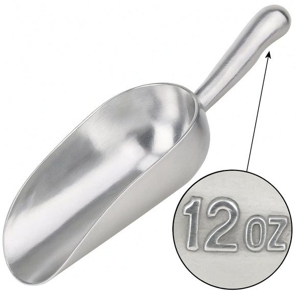 Aluminium Ice Scoop 12oz - BarBits.co.uk