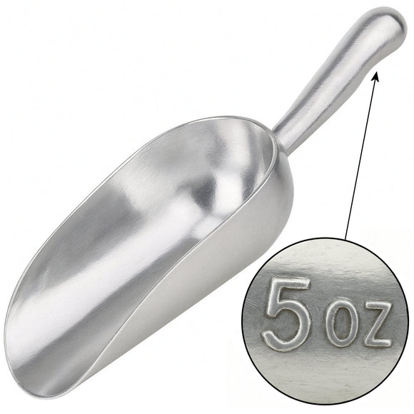 Aluminium Ice Scoop 5oz - BarBits.co.uk
