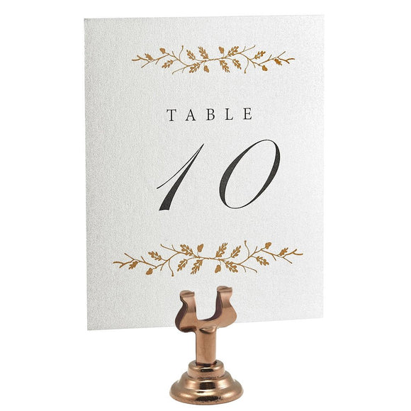 Antique Bronze Mini Table Sign - 38mm - BarBits.co.uk