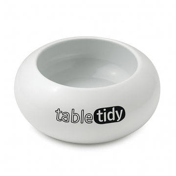 White Porcelain Table Tidy