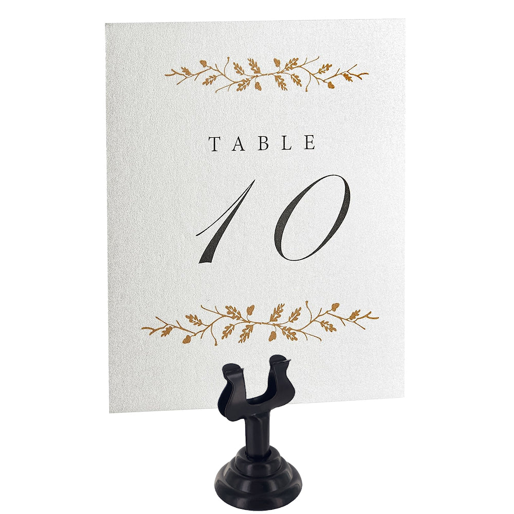 Black Mini Table Sign - 38mm