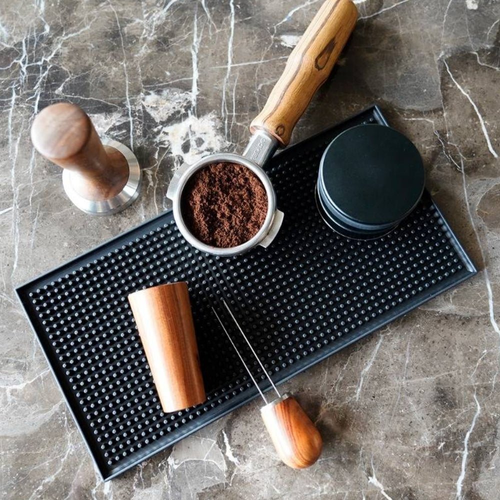 Rubber Bar Mat, Non Slip Rubber Spill Mat Countertop Coffee Whiskey Cocktail Mat Service Mat For Coffee Shops Bar - Foto 7