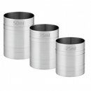 BarBits Thimble Bar Measures 3 Piece Set - BarBits.co.uk