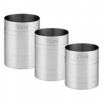 BarBits Thimble Bar Measures 3 Piece Set - BarBits.co.uk