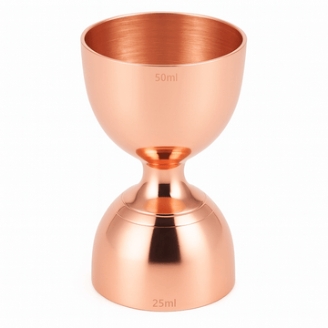 Bell Jigger Measure 25ml & 50ml - Copper Plated - BarBits.co.uk