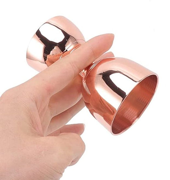 Bell Jigger Measure 25ml & 50ml - Copper Plated - BarBits.co.uk
