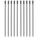 Black Grooved Top Garnish Picks - Pack of 10 - BarBits.co.uk