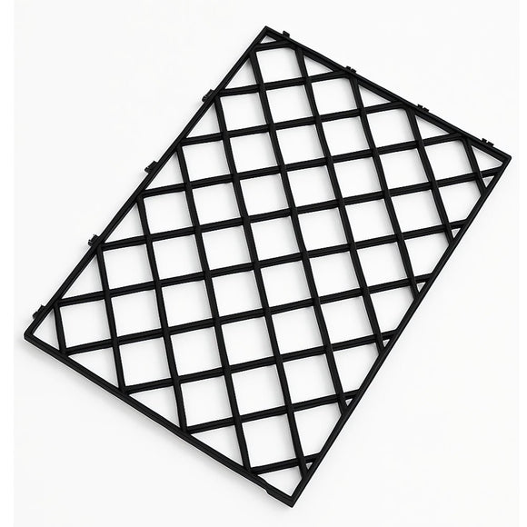 Black Interlocking Glass Mats - Pack of 10 - BarBits.co.uk
