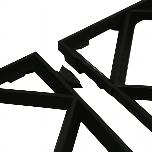 Black Interlocking Glass Mats - Pack of 10 - BarBits.co.uk