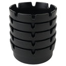 Black Melamine Ashtray 4" - Pack of 10 - BarBits.co.uk