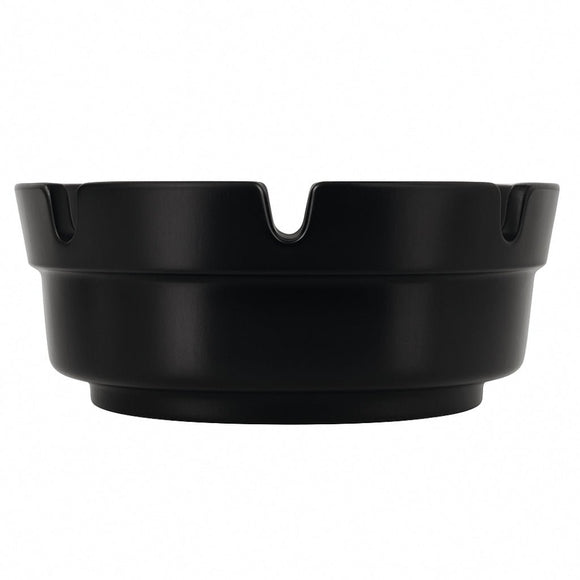 Black Melamine Ashtray 4" - Pack of 10 - BarBits.co.uk