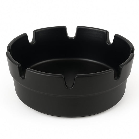 Black Melamine Ashtray 4" - Pack of 10 - BarBits.co.uk
