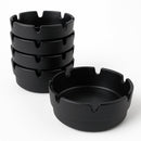 Black Melamine Ashtray 4" - Pack of 10 - BarBits.co.uk