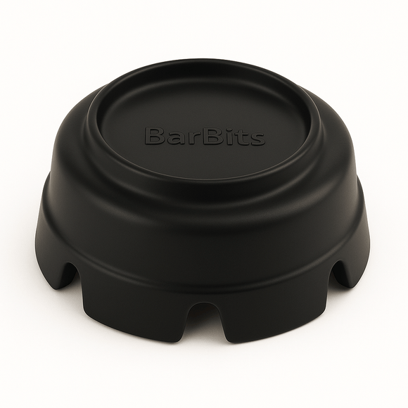 Black Melamine Ashtray 4" - Pack of 10 - BarBits.co.uk