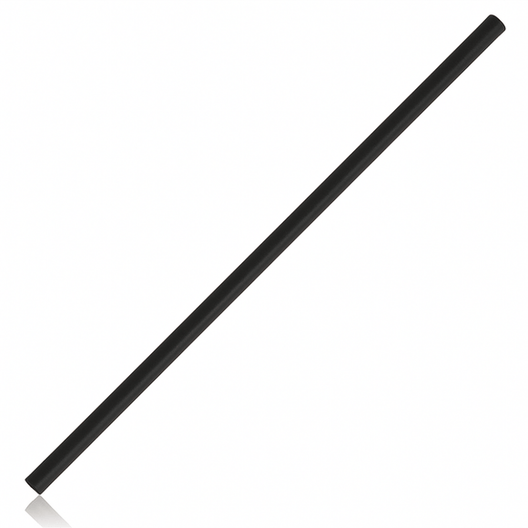 Black Paper Straws - Pack of 250 - BarBits.co.uk