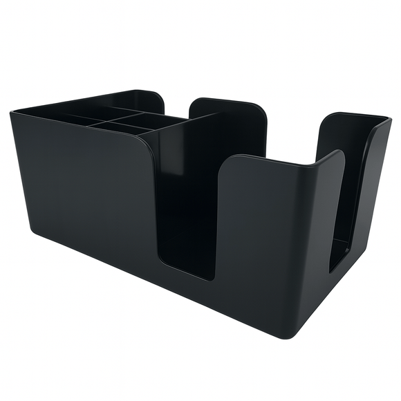 Black Plastic Bar Caddy - BarBits.co.uk
