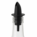 Black Plastic Free Flow Pourers - Pack of 12 - BarBits.co.uk