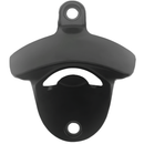 Black Wall Mounted Bottle Opener - BarBits.co.uk