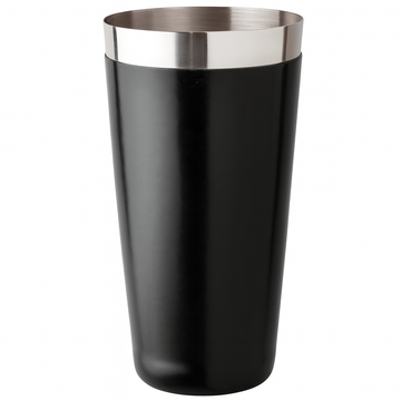 Boston Cocktail Shaker With Glass - Black Vinyl - BarBits.co.uk