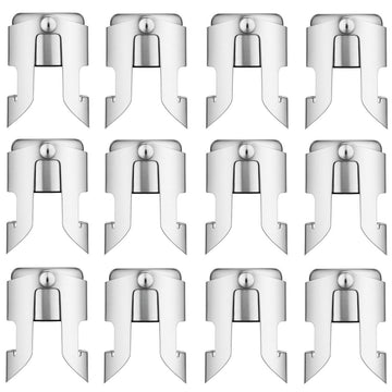 Champagne Stopper Stainless Steel - Pack of 12 - BarBits.co.uk