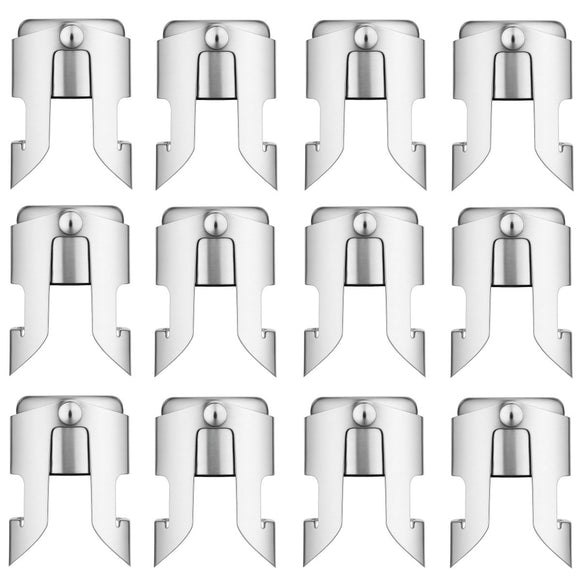 Champagne Stopper Stainless Steel - Pack of 12 - BarBits.co.uk