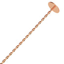 Classic Cocktail Spoon With Masher 27cm - Copper Plated - BarBits.co.uk