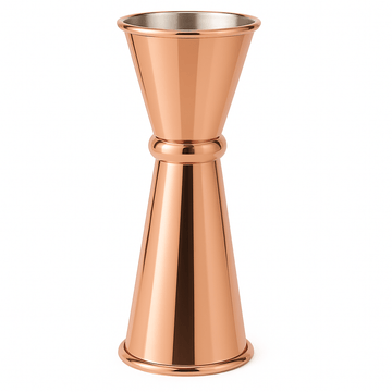 Classic Jigger Measure 25ml & 50ml - Copper Plated - BarBits.co.uk