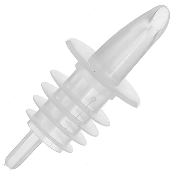 Clear Plastic Free Flow Pourers - Pack of 10