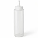 Clear Plastic Squeeze Bottle - 8oz - BarBits.co.uk