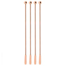 Copper Cocktail Ball Stirrers - Pack of 10 - BarBits.co.uk