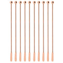 Copper Cocktail Ball Stirrers - Pack of 10 - BarBits.co.uk
