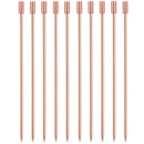 Copper Grooved Top Garnish Picks - Pack of 10 - BarBits.co.uk