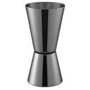 Double Sided Jigger - 25ml & 50ml - Gun Metal - BarBits.co.uk