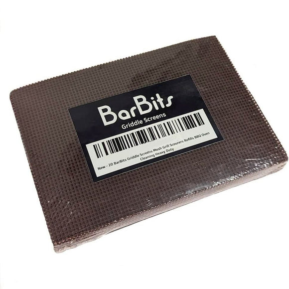 Griddle Cleaning Mesh Screens - Pack of 20 - BarBits.co.uk