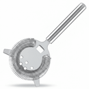 BarBits Hawthorne cocktail strainer in polished stainless steel with spring and rounded handle